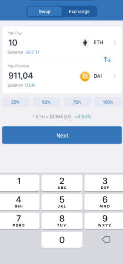 screenshot of Trust Wallet